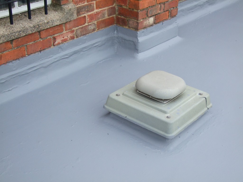 Liquid-applied systems cope extremely well with complex roofs which feature a lot of furniture