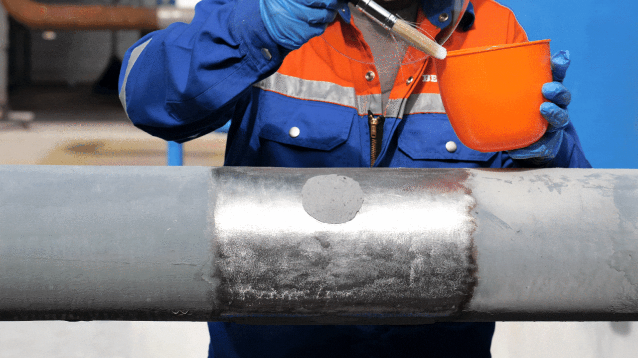 Cómo Reparar Tuberías con Fugas Activas (con video) 30 A contaminant-free substrate allows the permanent leak repair to be applied