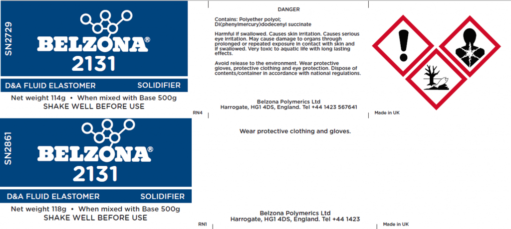 Mercury-based catalysts have been withdrawn by Belzona