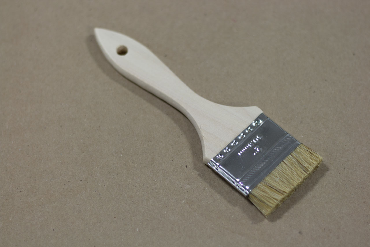 Short-bristeled brush for Oversized Keyway Repair