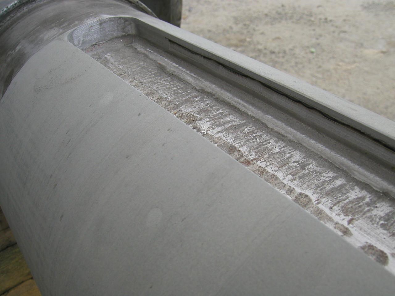 Belzona 1111 (Super Metal) offered a cold-applied solution on the keyway for shaft keyway