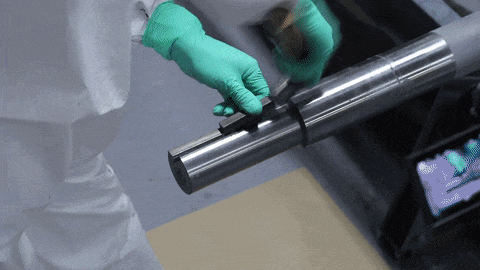 Release the key from the keyway once Belzona 1111 (Super Metal) is fully cured