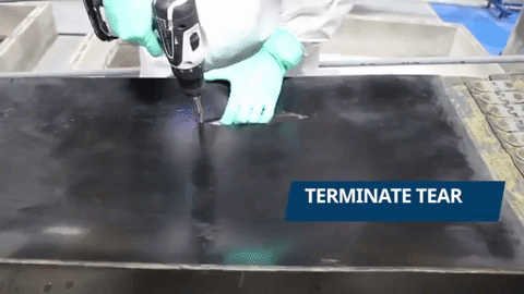 Conveyor Belt Repair: Terminate Tear