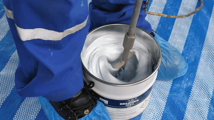 Mixing Belzona 1593 Corrosion Resistant High Temperature Coating