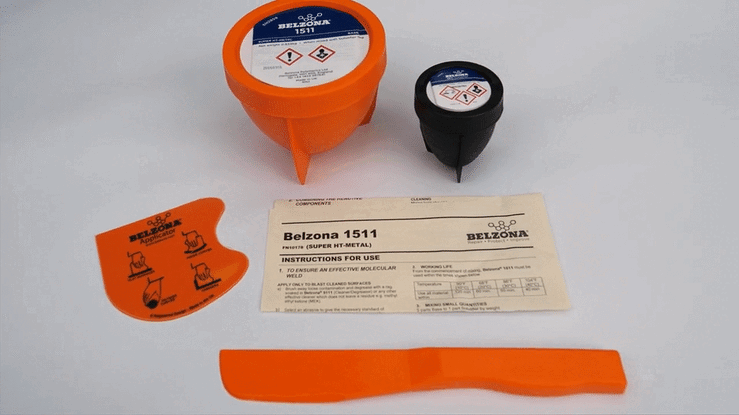 Mixing Belzona 1511 (Super HT-Metal) high temperature epoxy