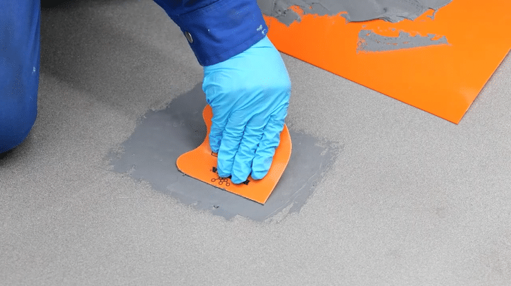 Smoothing the pitting repair 