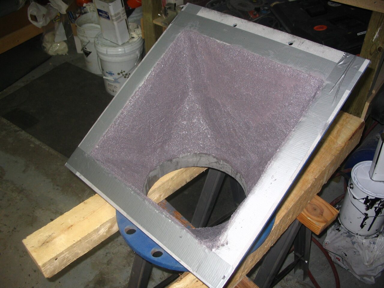 Belzona 1812 (Ceramic Carbide FP) protects inside surface of the hopper used for handling abrasive solid materials