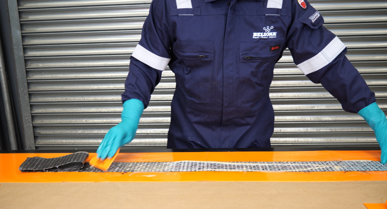 Wetting out the composite wrap