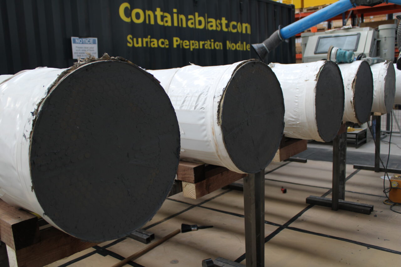 Cómo Reparar Intercambiadores de Calor con Corrosión y Grietas en Placas Tubulares (con video) 30 Tube sheet faces rebuilt