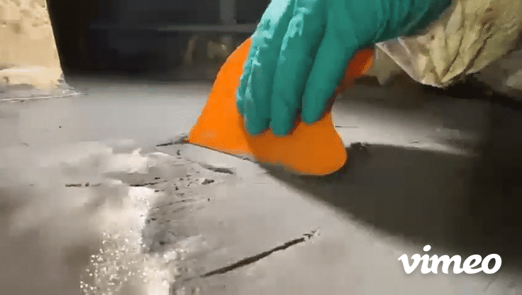 Application of epoxy paste, Belzona 1111 (Super Metal)