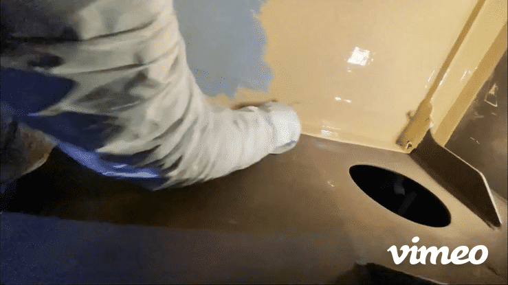 Apply first coat of Belzona 5811 (Immersion Grade)