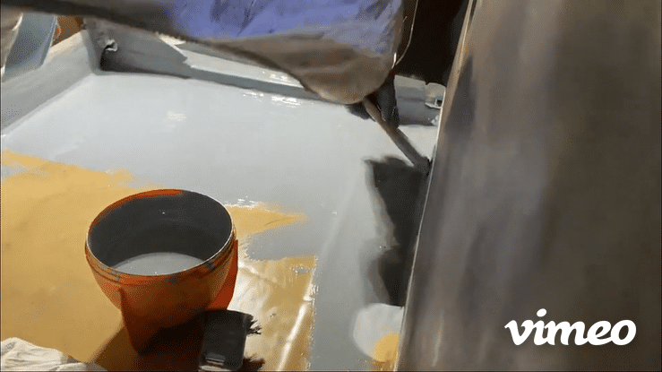 Apply second coat of Belzona 5811 (Immersion Grade)