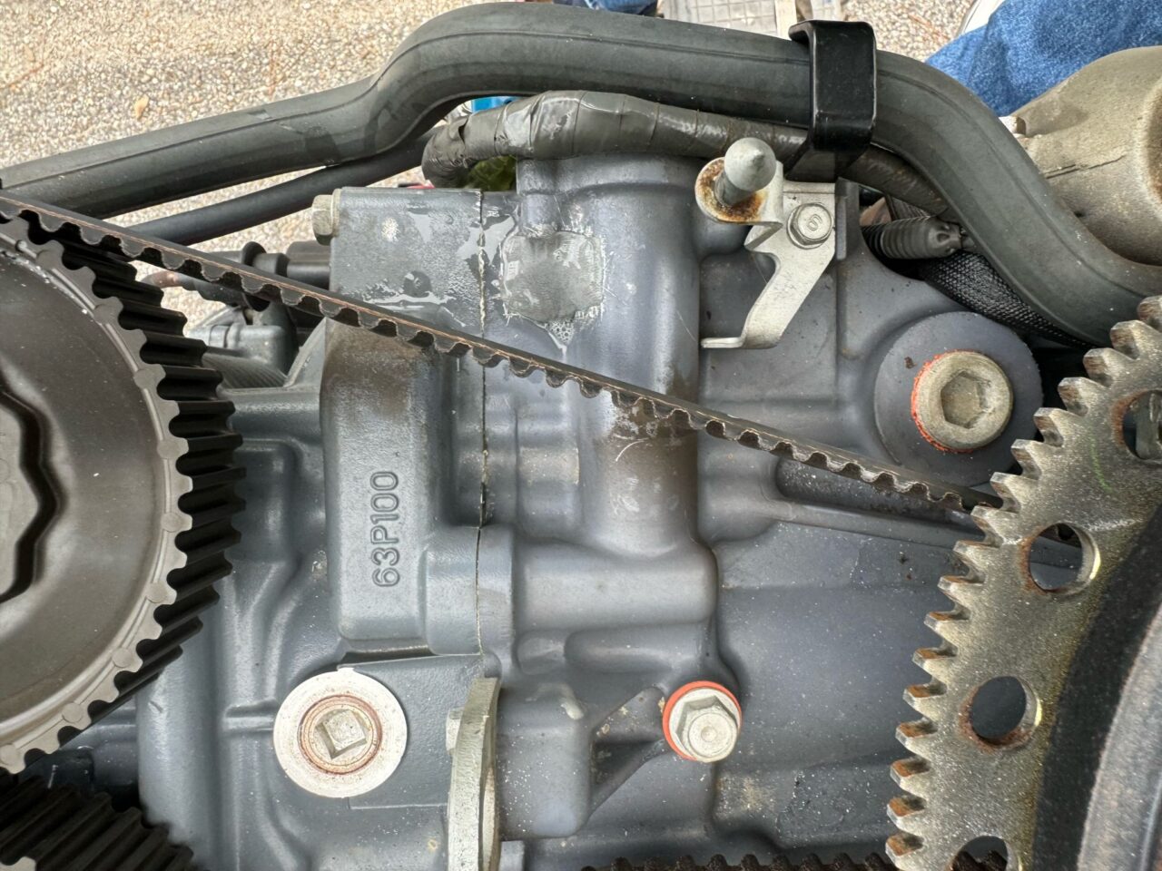Boat engine repair completed with Belzona 1511 (Super HT-Metal)