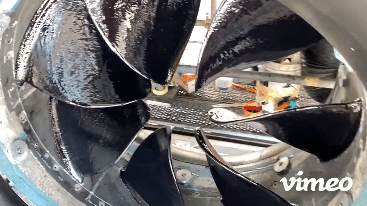 Boat propeller repair carried out with Belzona 2141 (ACR-Fluid Elastomer)