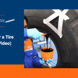 how to repair a tire application picture