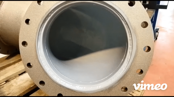 Sea water pump repair with high-performance coating, Belzona 1341 (Supermetalglide)