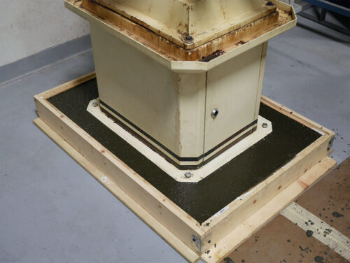 Belzona 7211 applied to support equipment. 