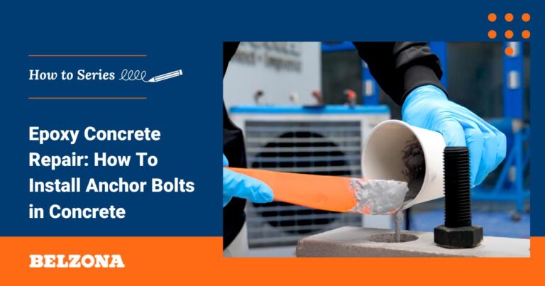 Epoxy Concrete Repair: How To Install Anchor Bolts in Concrete