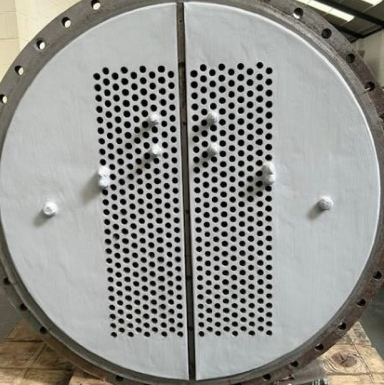 High Temp Epoxy Coating on Heat Exchanger