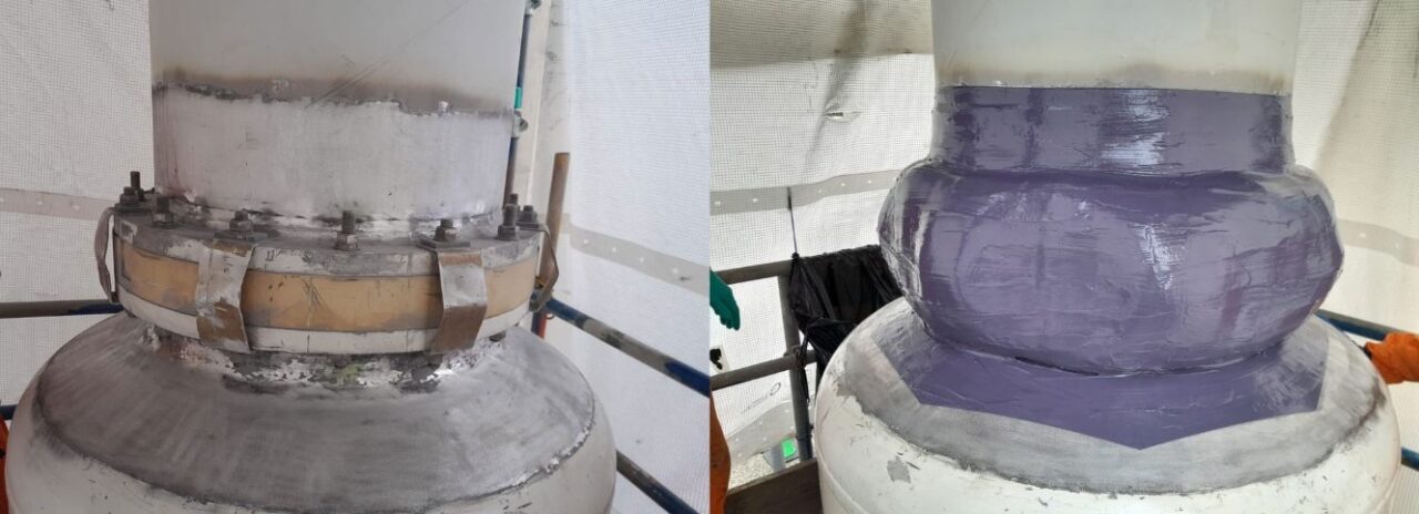 SF6 leak successfully sealed with Belzona SF6-FIX