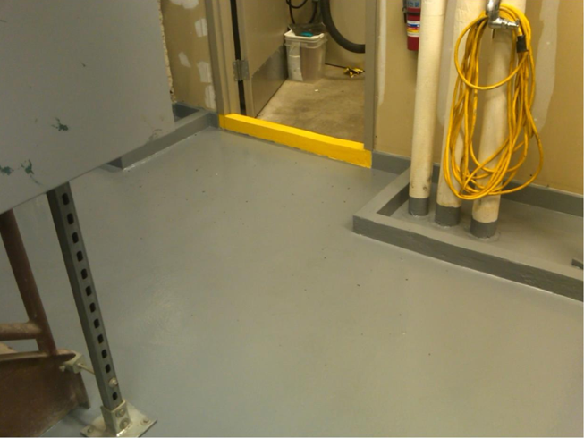 Belzona 3121 (MR7), Belzona 4131 (Magma-Screed), Belzona 4411 (Granogrip), and Belzona 5231 (SG Laminate) provided a protective coating system for the floor in a data center 