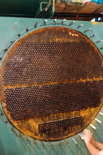 Corroded heat exchanger